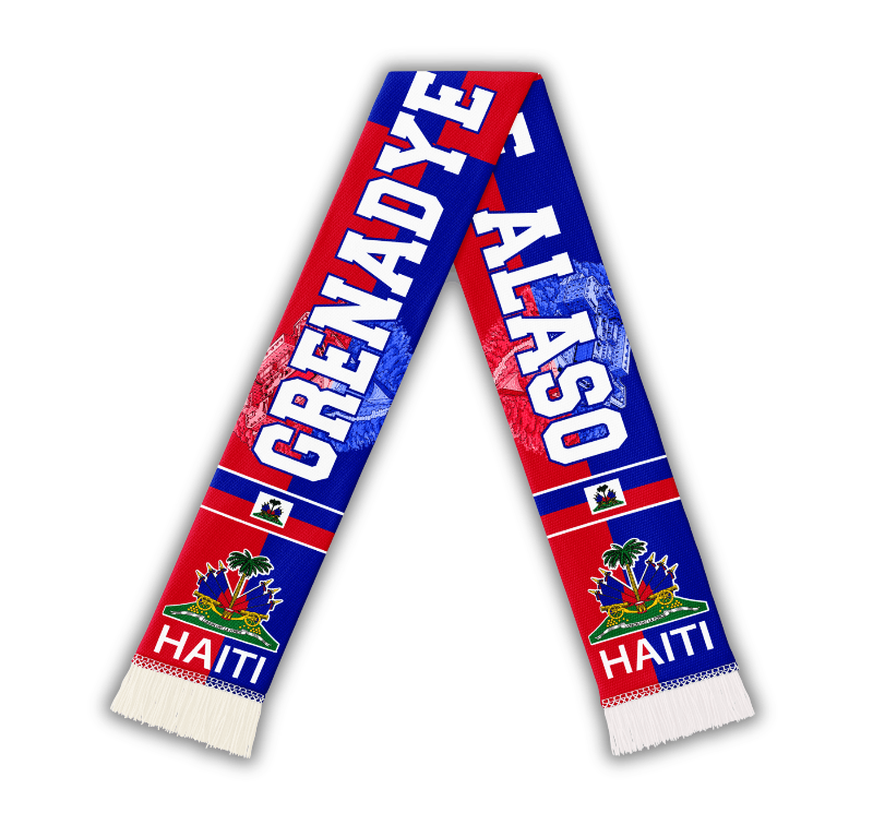 HAITI Fan SCARF - Grenadye Alaso