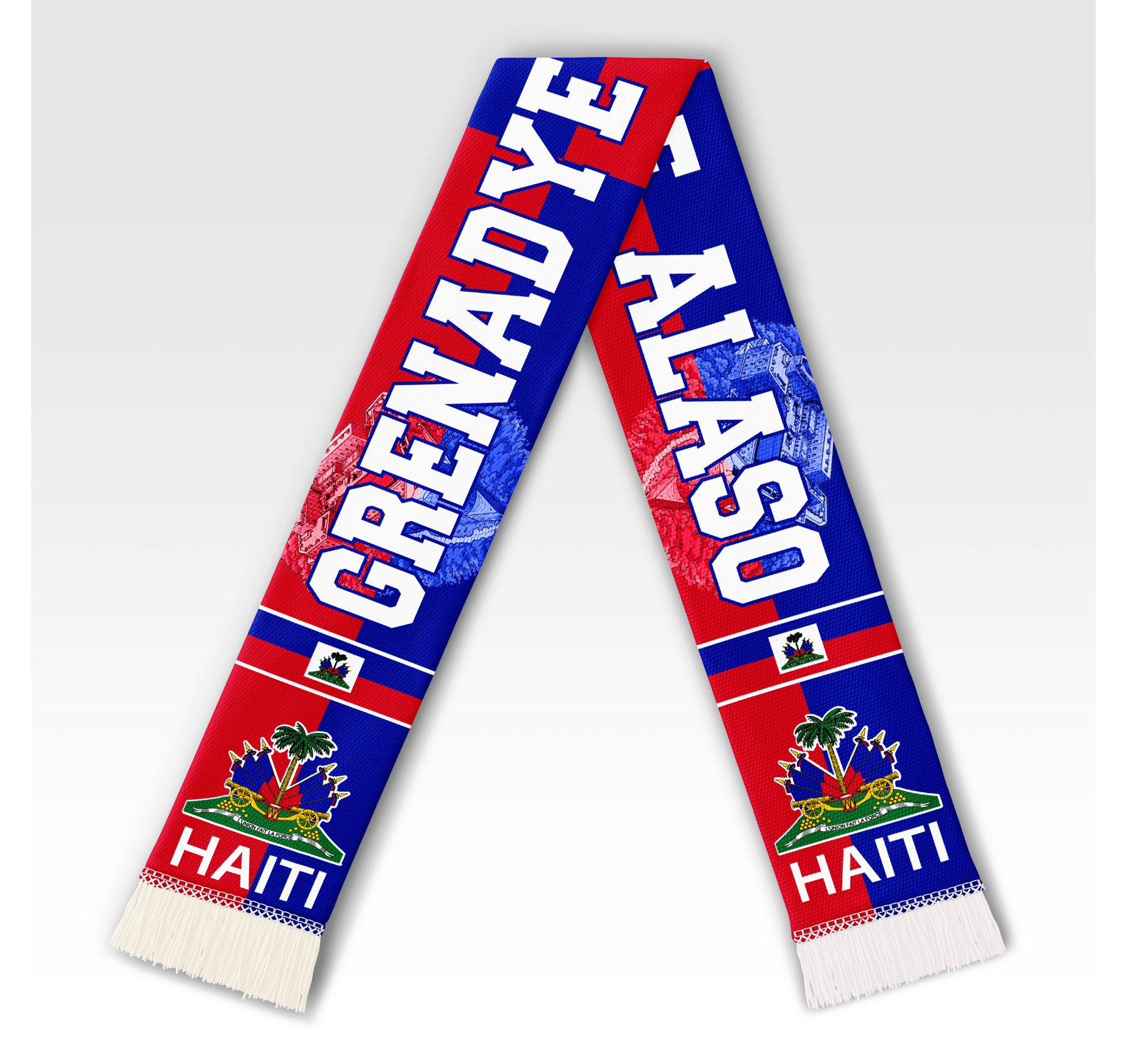 HAITI “WE’RE BACK” PREMIUM FAN SCARF 🇭🇹 | Limited World Cup Edition | Grenadye Alaso