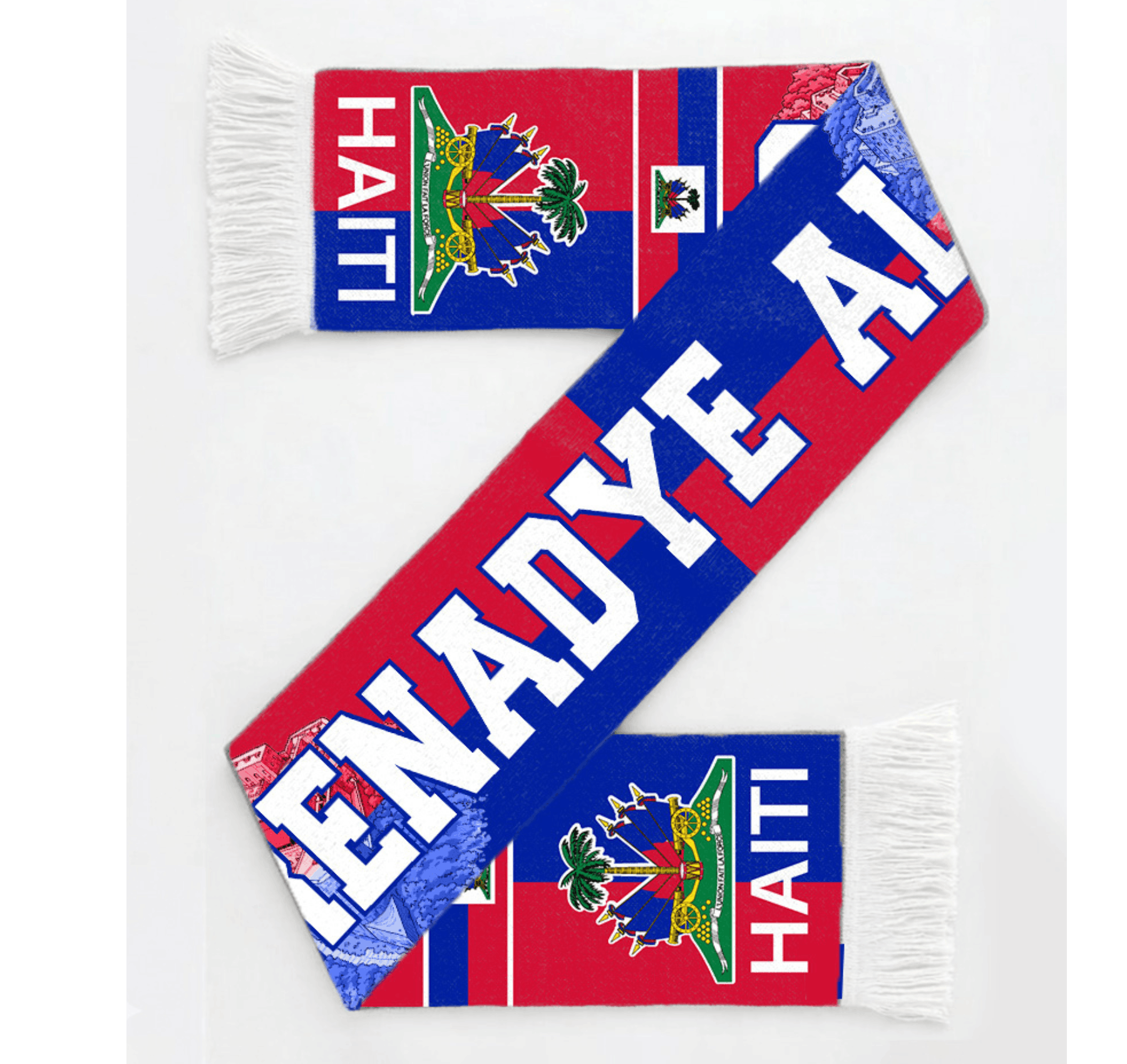 HAITI “WE’RE BACK” PREMIUM FAN SCARF 🇭🇹 | Limited World Cup Edition | Grenadye Alaso