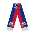 Haiti Flag Scarf, 5FT Long Haitian Velvet Shawl,150×18cm Decor For Sport Parade Graduation Banner